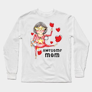 Crazy Momma's Wonderland Collection Long Sleeve T-Shirt